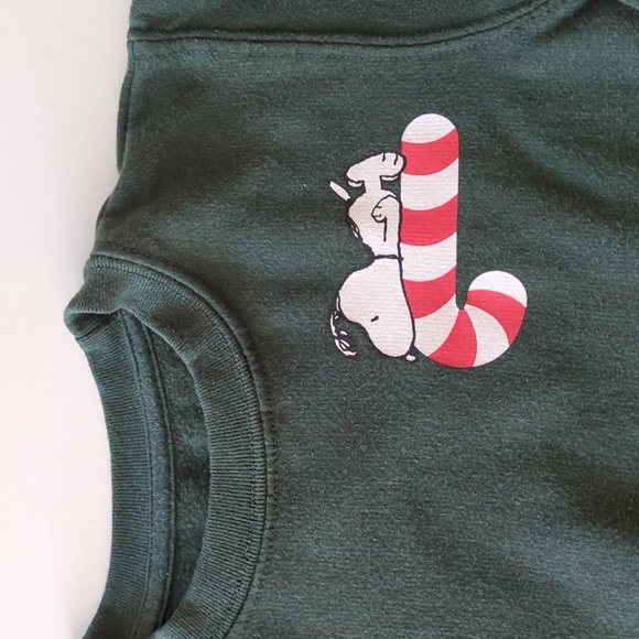 EUC CUTE Peanuts Snoopy Christmas Sweatshirt 5T - Picture 2 of 7